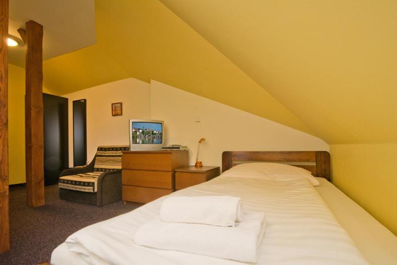 Hotel U Zlateho Byka 피세크 객실 사진