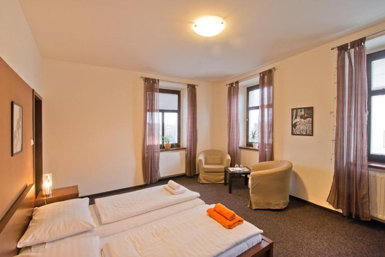 Hotel U Zlateho Byka 피세크 객실 사진