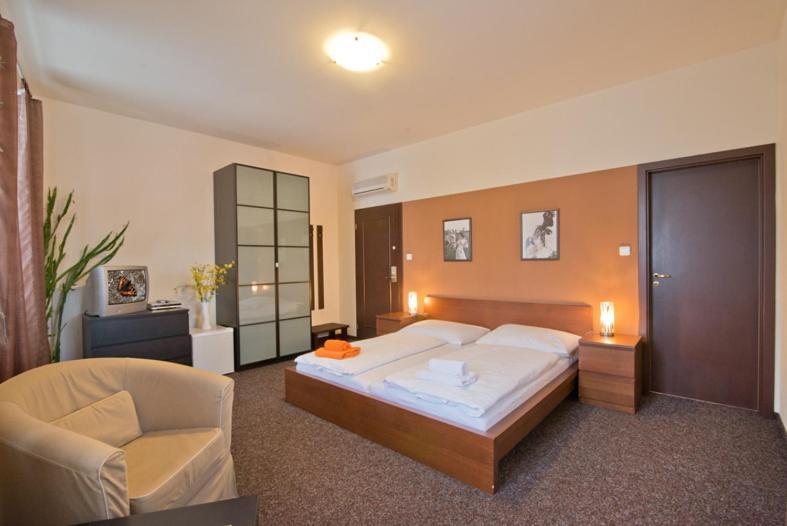 Hotel U Zlateho Byka 피세크 객실 사진